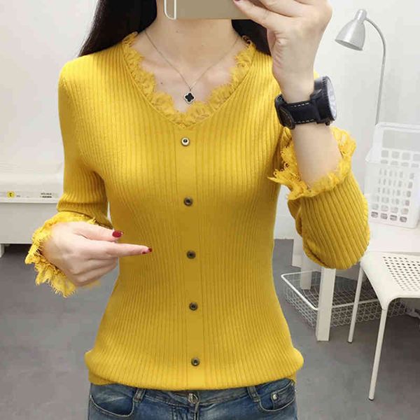 women's sweaters shintimes winter knitted sweater lace patchwork slim women pullover long sleeve clothes vetement femme i3oh, White;black
women's sweaters shintimes winter knitted sweater lace patchwork slim women pullover long sleeve clothes vetement femme i3oh, White;black