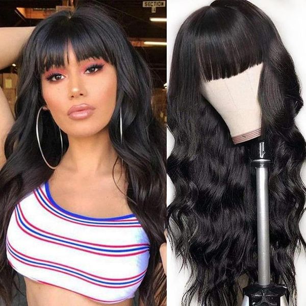 hair bulks body wave human full machine made with bangs brazilian for black women no lace wavy natural hairline
hair bulks body wave human full machine made with bangs brazilian for black women no lace wavy natural hairline