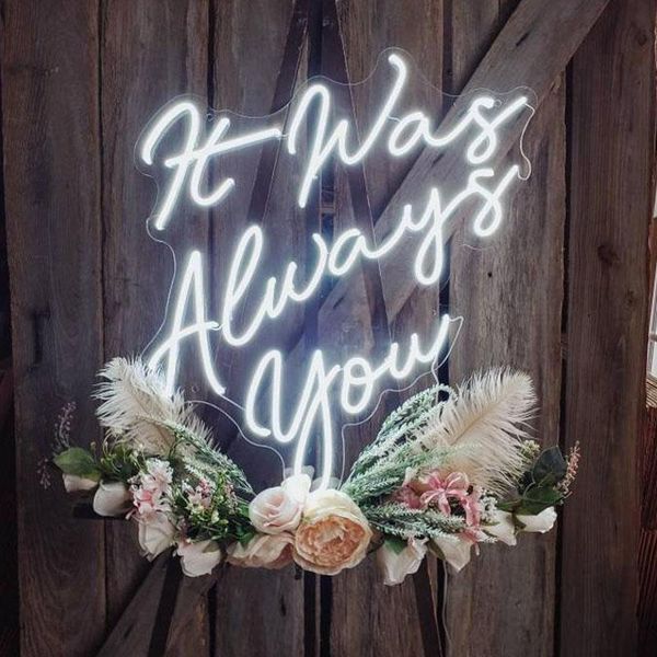 other event & party supplies it was always you led custom neon sign light wedding flower decor 12v marriage decoration
other event & party supplies it was always you led custom neon sign light wedding flower decor 12v marriage decoration