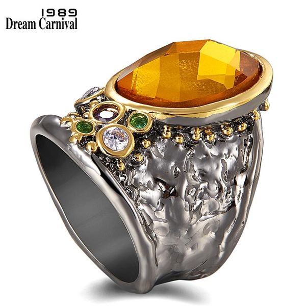 cluster rings dreamcarnival1989 pillow cut zirconia for women wide & thick thumb ring gothic light brown jewelry dating gift wa11712, Golden;silver
cluster rings dreamcarnival1989 pillow cut zirconia for women wide & thick thumb ring gothic light brown jewelry dating gift wa11712, Golden;silver