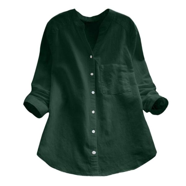 women's blouses & shirts women button cotton linen casual solid long sleeve and for ladies color loose plus size jumper oversize, White
women's blouses & shirts women button cotton linen casual solid long sleeve and for ladies color loose plus size jumper oversize, White