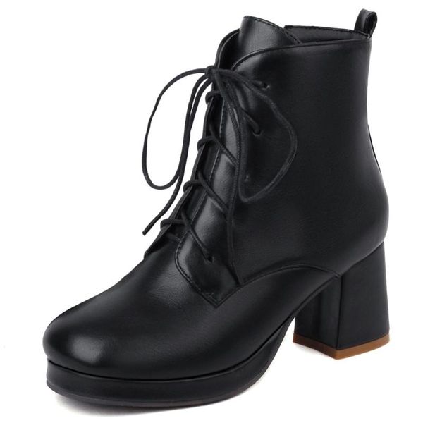 boots gigifox big size 43 chunky heels vintage elegant zipper lace up platform office lady black winter shoes woman
boots gigifox big size 43 chunky heels vintage elegant zipper lace up platform office lady black winter shoes woman