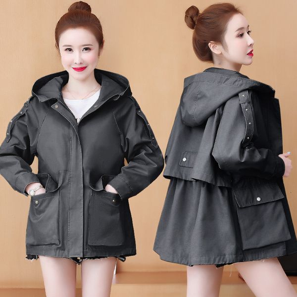 women's fur & faux autumn plus size women jacket korean casual thin long sleeve windbreaker hooded zipper outwear female slim bas, Black
women's fur & faux autumn plus size women jacket korean casual thin long sleeve windbreaker hooded zipper outwear female slim bas, Black