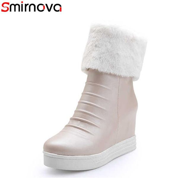 boots smirnova plus size 34-43 snow for women rond toe wedges winter shoes solid color short ankle, Black
boots smirnova plus size 34-43 snow for women rond toe wedges winter shoes solid color short ankle, Black