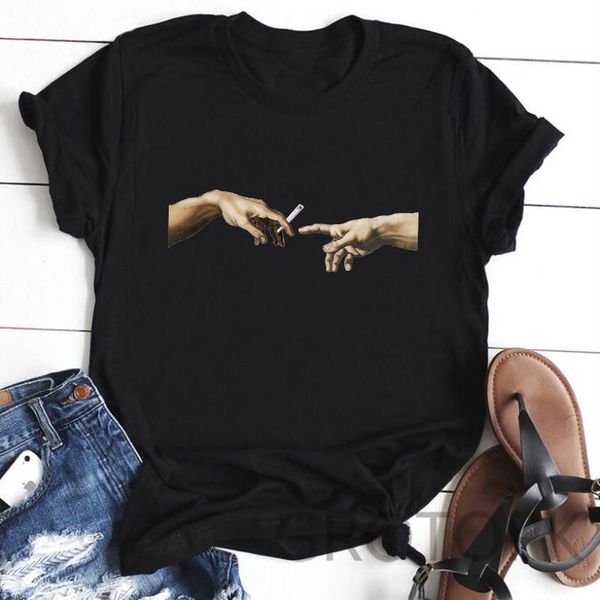women's t-shirt fixsys hip hop clothes harajuku david michelangelo statue print tee summer funny vintage shirts, White
women's t-shirt fixsys hip hop clothes harajuku david michelangelo statue print tee summer funny vintage shirts, White