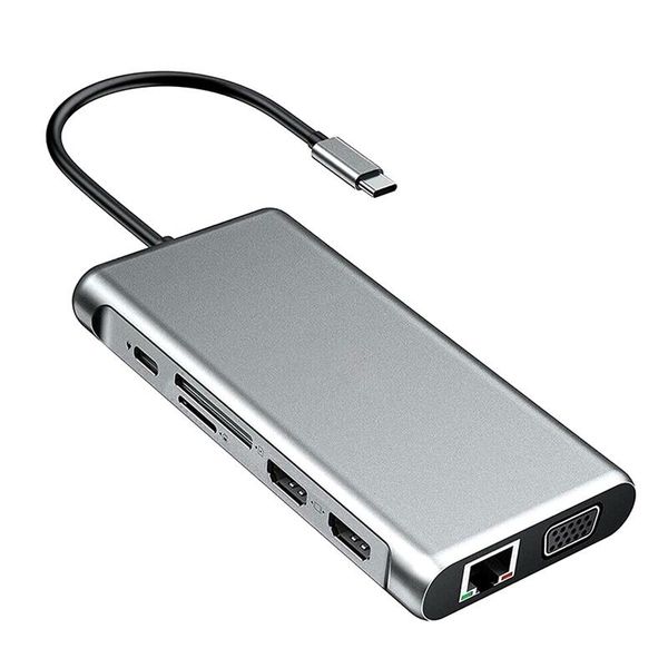 in 1 type-c video audio hub usb3.0 usb-c vga rj45 3.5mm sd tf converter lapdocking station power adapter stations
in 1 type-c video audio hub usb3.0 usb-c vga rj45 3.5mm sd tf converter lapdocking station power adapter stations