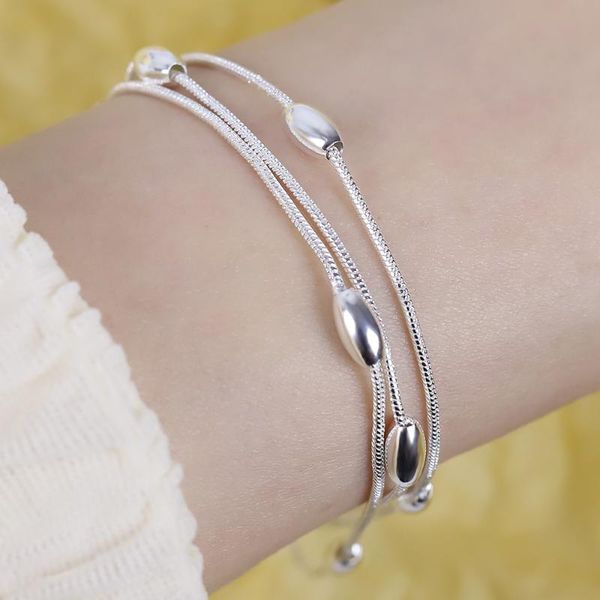 charm bracelets multilayer copper bracelet adjustable simple atmosphere fashion jewelry cute wedding women bead lady gift, Golden;silver
charm bracelets multilayer copper bracelet adjustable simple atmosphere fashion jewelry cute wedding women bead lady gift, Golden;silver