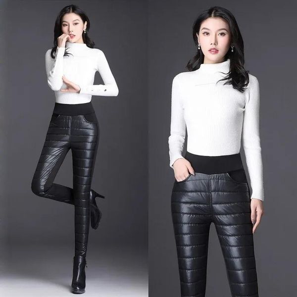women's pants & capris winter down cotton trousers women fashion warm velvet snow wear thick straight large size sweatpants 6xl, Black;white
women's pants & capris winter down cotton trousers women fashion warm velvet snow wear thick straight large size sweatpants 6xl, Black;white