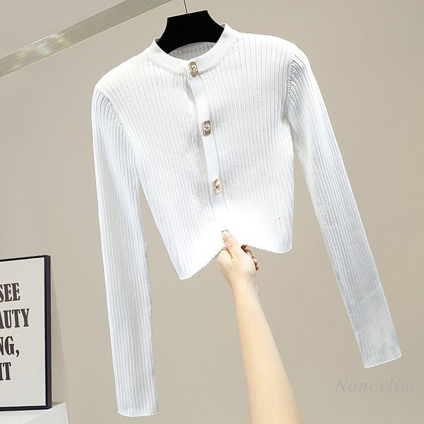 knits cropped knitted cardigan women slim-fit short single-breasted all-matching sweater coat lady chic spring white black
knits cropped knitted cardigan women slim-fit short single-breasted all-matching sweater coat lady chic spring white black