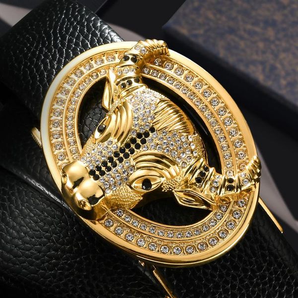 man genuine leather cowhide high-grade clemence belt atmosphere ox head metal buckle chinese style pattern superior qualbelt belts, Black;brown
man genuine leather cowhide high-grade clemence belt atmosphere ox head metal buckle chinese style pattern superior qualbelt belts, Black;brown