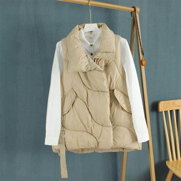 women's vests women cotton padded winter windproof warm vest waistcoat jacket 2021 autumn sleeveless stand collar zipper outerwear shor, Black;white
women's vests women cotton padded winter windproof warm vest waistcoat jacket 2021 autumn sleeveless stand collar zipper outerwear shor, Black;white