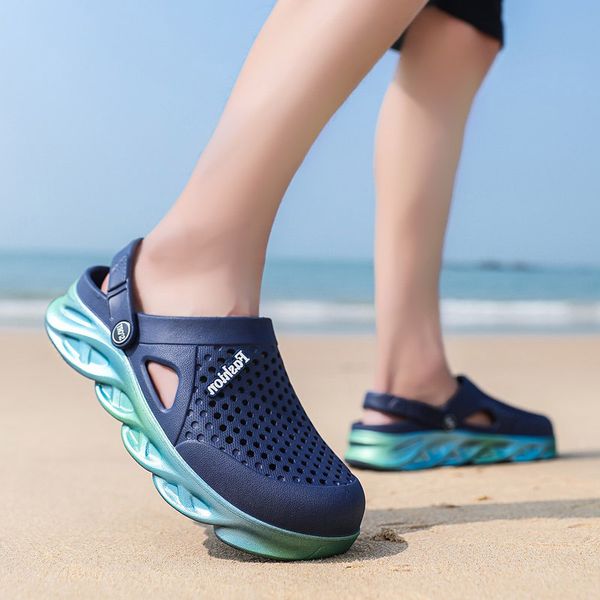 selling mens womens trainers sports size cross-border summer slippers thick-soled beach shoes couple hole shoe outdoor baotou sandals code:2, Black
selling mens womens trainers sports size cross-border summer slippers thick-soled beach shoes couple hole shoe outdoor baotou sandals code:2, Black