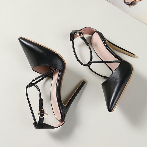 sandals women shoes slippers fashion party female thin high heels 12cm stilettos big size 48, Black
sandals women shoes slippers fashion party female thin high heels 12cm stilettos big size 48, Black