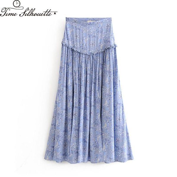 skirts vintage boho flower print summer skirt women beach chiffon 2021 casual chic high waist long bohemian ladies h158, Black
skirts vintage boho flower print summer skirt women beach chiffon 2021 casual chic high waist long bohemian ladies h158, Black