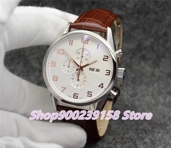 wristwatches fashion double calendar quartz chronograph watches men stainless steel multicolor digital dial sapphire sport watch waterproof, Slivery;brown
wristwatches fashion double calendar quartz chronograph watches men stainless steel multicolor digital dial sapphire sport watch waterproof, Slivery;brown