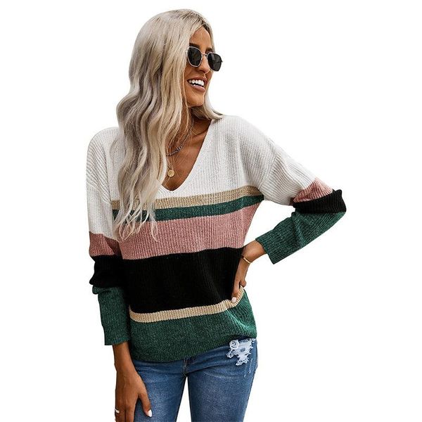 women's sweaters sweater for women knitted patchwork pullover long sleeve v neck slim jumper autumn winter female soft warm clothes, White;black
women's sweaters sweater for women knitted patchwork pullover long sleeve v neck slim jumper autumn winter female soft warm clothes, White;black
