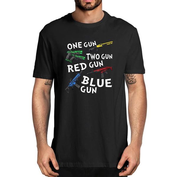 men's t-shirts fashion summer one gun two red blue funny gift tshirt 100% cotton novelty t-shirt humor women tee, White;black
men's t-shirts fashion summer one gun two red blue funny gift tshirt 100% cotton novelty t-shirt humor women tee, White;black