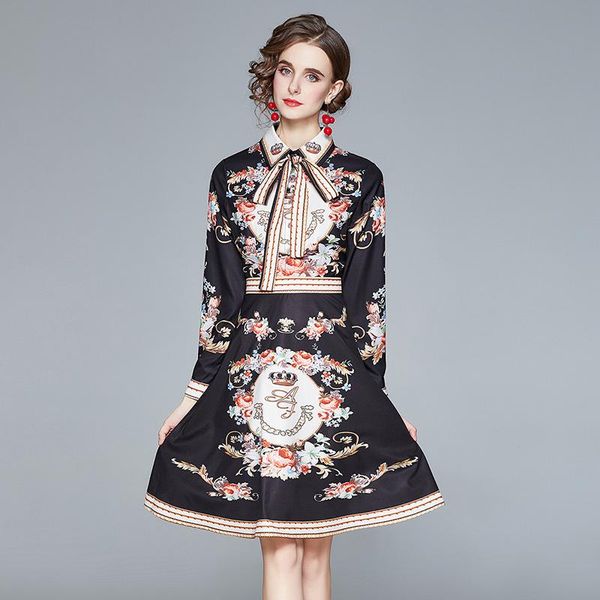 casual dresses 2021 summer autumn runway print dress crown women's long sleeve a-line shirt office ladies mini short vestidos flower, Black;gray
casual dresses 2021 summer autumn runway print dress crown women's long sleeve a-line shirt office ladies mini short vestidos flower, Black;gray