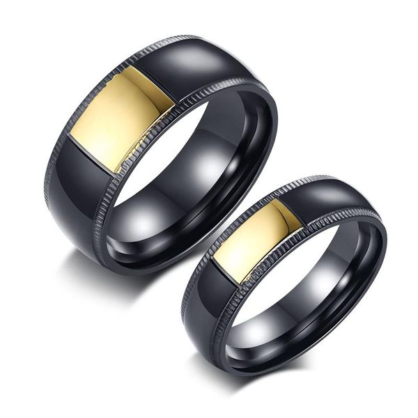 wedding rings fashion bands for men women stainless steel black ip gear grooved couple jewelry alliance, Slivery;golden
wedding rings fashion bands for men women stainless steel black ip gear grooved couple jewelry alliance, Slivery;golden