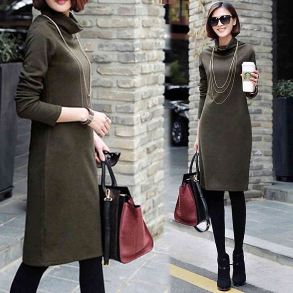 knitted large women's stand collar fashion bottomed long sleeve slim one-step, Black;gray
knitted large women's stand collar fashion bottomed long sleeve slim one-step, Black;gray