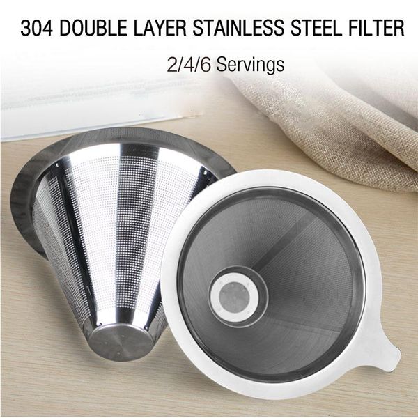 coffee filters filter hand-punched drip type 304 stainless steel screen precise impurity-convenient environmental protection
coffee filters filter hand-punched drip type 304 stainless steel screen precise impurity-convenient environmental protection