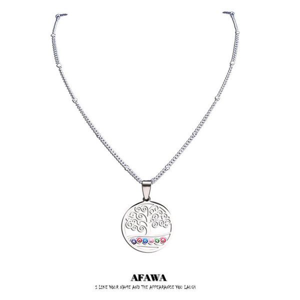 pendant necklaces tree of life stainless steel turkey eyes charm necklace for women silver color islam jewelry arbol de la vida n5204s01
pendant necklaces tree of life stainless steel turkey eyes charm necklace for women silver color islam jewelry arbol de la vida n5204s01