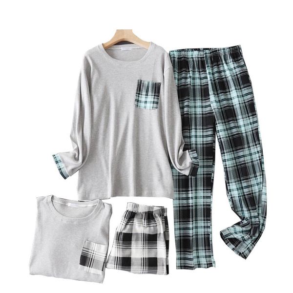 women's sleepwear fall winter new men plus size pajamas set comfort full cotton plaid 2pcs round collar soft casual wear loose hom, Black;red
women's sleepwear fall winter new men plus size pajamas set comfort full cotton plaid 2pcs round collar soft casual wear loose hom, Black;red