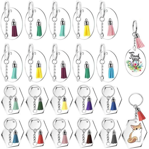 keychains 30 sets acrylic clear circle discs bundle with hexagon keychain blanks, Silver
keychains 30 sets acrylic clear circle discs bundle with hexagon keychain blanks, Silver