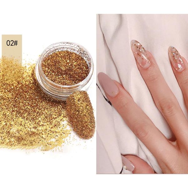 nail glitter 1 bottle powder pink gold silver holographic white colorful dust for nails diy manicure decoration, Silver;gold
nail glitter 1 bottle powder pink gold silver holographic white colorful dust for nails diy manicure decoration, Silver;gold