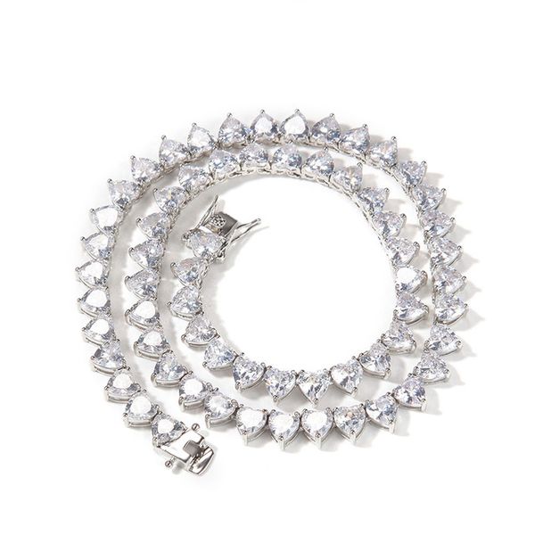 iced out diamond tennis chain white gold plated mens fashion hip hop rock jewelry bling, Silver
iced out diamond tennis chain white gold plated mens fashion hip hop rock jewelry bling, Silver