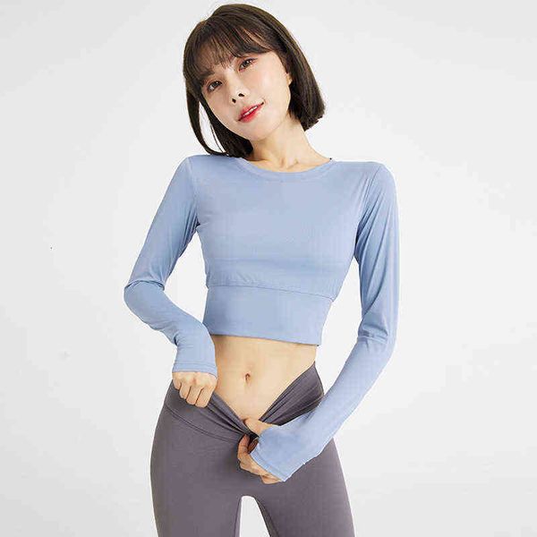 women's jackets 2021 autumn winter fitns women's sports long sleeve tight fast drying running t-shirt with bra yoga suit, White
women's jackets 2021 autumn winter fitns women's sports long sleeve tight fast drying running t-shirt with bra yoga suit, White