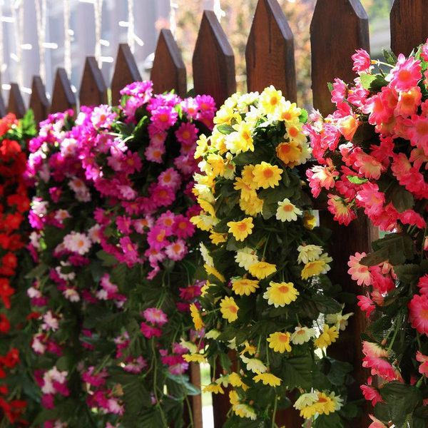 decorative flowers & wreaths artificial flower vine daisy wall mount rattan plant decoration
decorative flowers & wreaths artificial flower vine daisy wall mount rattan plant decoration