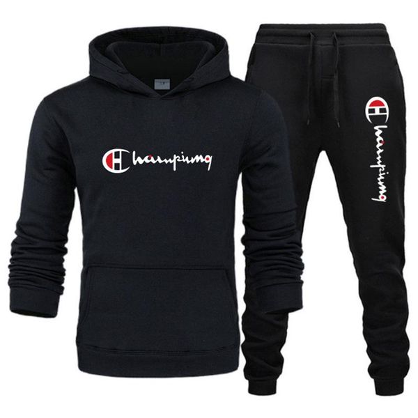 running sets fashion 2021 sports suit men's hoodie set sweater + sweatpants spring and autumn pure cotton blended pullover 2-piece, Black;blue
running sets fashion 2021 sports suit men's hoodie set sweater + sweatpants spring and autumn pure cotton blended pullover 2-piece, Black;blue