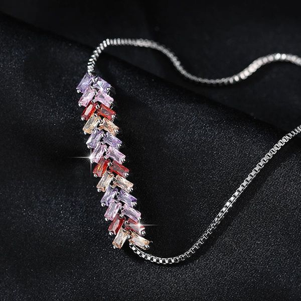 charm bracelets luxury female crystal leaf bracelet rose gold silver color for women cute rainbow zircon stone party chain, Golden;silver
charm bracelets luxury female crystal leaf bracelet rose gold silver color for women cute rainbow zircon stone party chain, Golden;silver