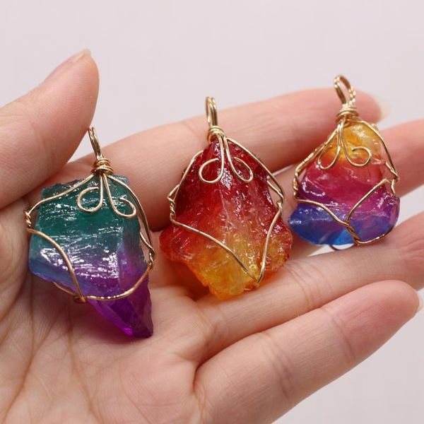 charms pendant natural stone irregularly winding gold crystal charm for jewelry making diy earrings necklace accessories 25x45-28x50mm, Bronze;silver
charms pendant natural stone irregularly winding gold crystal charm for jewelry making diy earrings necklace accessories 25x45-28x50mm, Bronze;silver