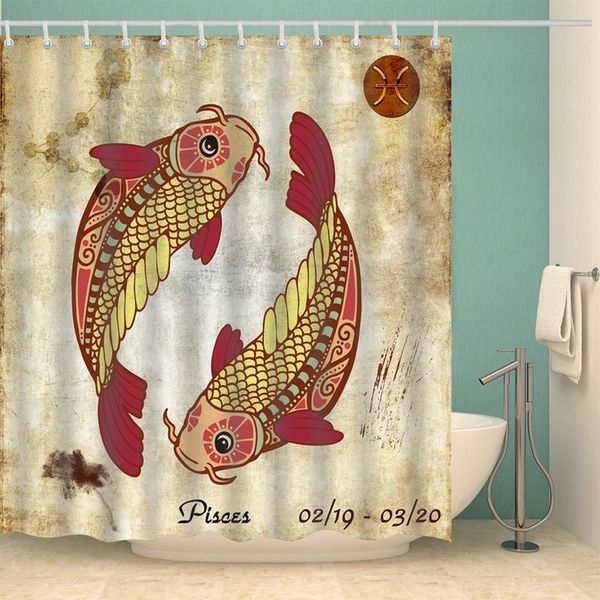pisces shower curtain set with 12 hooks bathroom decoration washable polyester fabric curtains
pisces shower curtain set with 12 hooks bathroom decoration washable polyester fabric curtains
