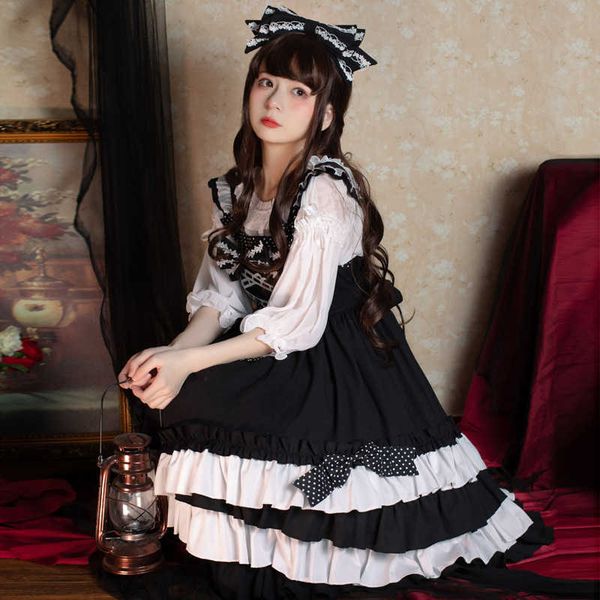 lolita sugar heart genuine spicy summer often sweet cool jsk black suspender skirt light drs, White;black
lolita sugar heart genuine spicy summer often sweet cool jsk black suspender skirt light drs, White;black