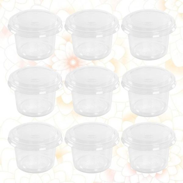 storage bottles & jars 200pcs disposable sauce cups small container jelly pudding mousse cup with lid for home shop
storage bottles & jars 200pcs disposable sauce cups small container jelly pudding mousse cup with lid for home shop