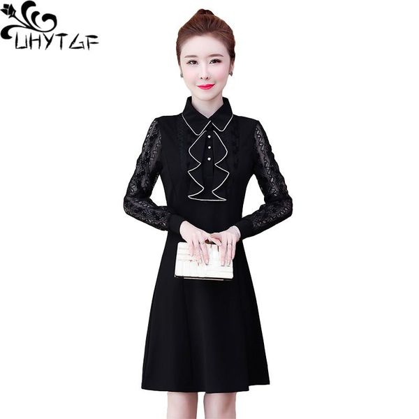 casual dresses uhytgf spring autumn elegant party dress women 5xl plus size fake two female korean fashion lace splice x764, Black;gray
casual dresses uhytgf spring autumn elegant party dress women 5xl plus size fake two female korean fashion lace splice x764, Black;gray