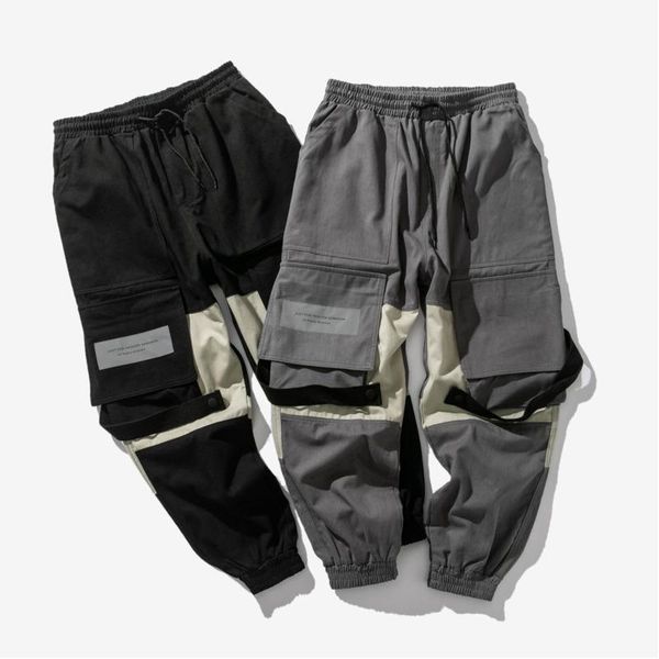spring tooling wind pants men fashion contrast color stitching casual trousers man streetwear wild hip hop loose overalls men's, Black
spring tooling wind pants men fashion contrast color stitching casual trousers man streetwear wild hip hop loose overalls men's, Black