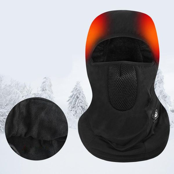 motorcycle riding windproof heated balaclava winter battery face ski sports hat thermal scarf cycling caps & masks, Black
motorcycle riding windproof heated balaclava winter battery face ski sports hat thermal scarf cycling caps & masks, Black