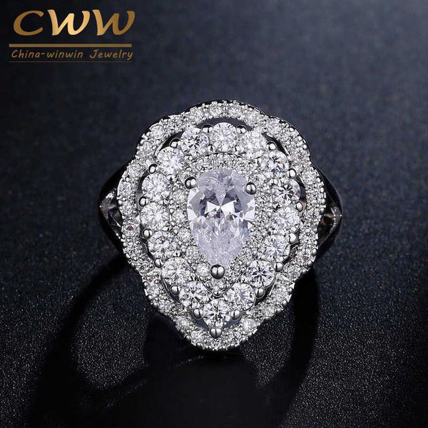 brand vintage white gold color large cz stone setting wedding band ring for women engagement jewelry r103 210714, Slivery;golden
brand vintage white gold color large cz stone setting wedding band ring for women engagement jewelry r103 210714, Slivery;golden