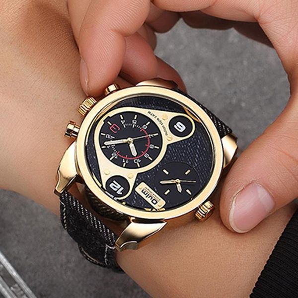 wristwatches 2021 relogio masculino oulm men sports watches 2 time zone quartz big male clock reloj hombre montre homme, Slivery;brown
wristwatches 2021 relogio masculino oulm men sports watches 2 time zone quartz big male clock reloj hombre montre homme, Slivery;brown