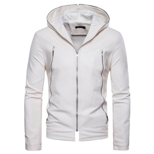 men's jackets mens pu hoodie pocket male casual sweatshirt hooded hoodies long slim zipper coat men hoody fashion handsome coats, Black;brown
men's jackets mens pu hoodie pocket male casual sweatshirt hooded hoodies long slim zipper coat men hoody fashion handsome coats, Black;brown