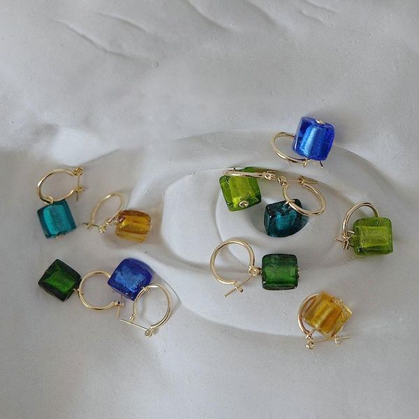 hoop & huggie wtltc 2021 drop acrylic small square pendant earrings for women french stylish colored glass huggies 5colors, Golden;silver
hoop & huggie wtltc 2021 drop acrylic small square pendant earrings for women french stylish colored glass huggies 5colors, Golden;silver