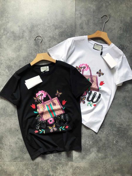 design clothing 79158 women's digital printing home short sleeve slim fit versatile casual trend cotton t-shirt live broadcast, White
design clothing 79158 women's digital printing home short sleeve slim fit versatile casual trend cotton t-shirt live broadcast, White