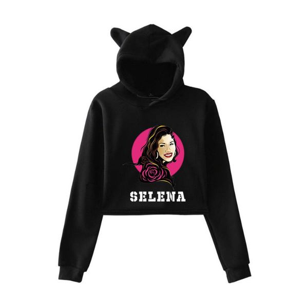 women's hoodies & sweatshirts selena quintanilla cat printed for women summer crop trendy streetwear clothes plus size, Black
women's hoodies & sweatshirts selena quintanilla cat printed for women summer crop trendy streetwear clothes plus size, Black