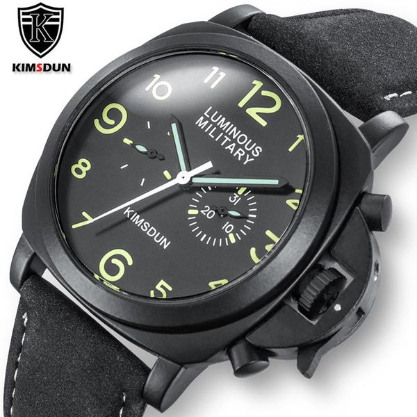 wristwatches kimsdun® nautical era men watches automatic black watch genuine leather waterproof sport mechanical wristwatch, Slivery;brown
wristwatches kimsdun® nautical era men watches automatic black watch genuine leather waterproof sport mechanical wristwatch, Slivery;brown