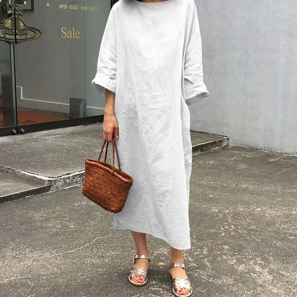 dresses plus size elegant solid maxi dress women's spring sundress 2021 casual long sleeve baggy vestidos female o neck robe 5xl, Black;gray
dresses plus size elegant solid maxi dress women's spring sundress 2021 casual long sleeve baggy vestidos female o neck robe 5xl, Black;gray