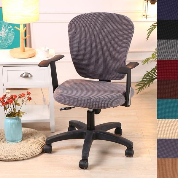 solid color elastic stretch computer chair cover spandex office rotatable seat covers armchair slipcovers housse de chaise
solid color elastic stretch computer chair cover spandex office rotatable seat covers armchair slipcovers housse de chaise